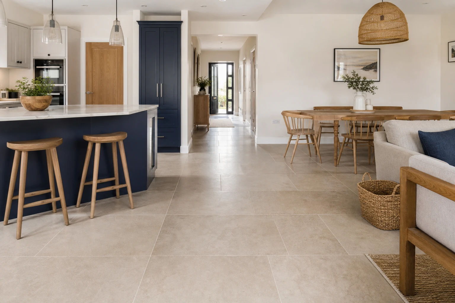 Full House Floor and Wall Tiling example