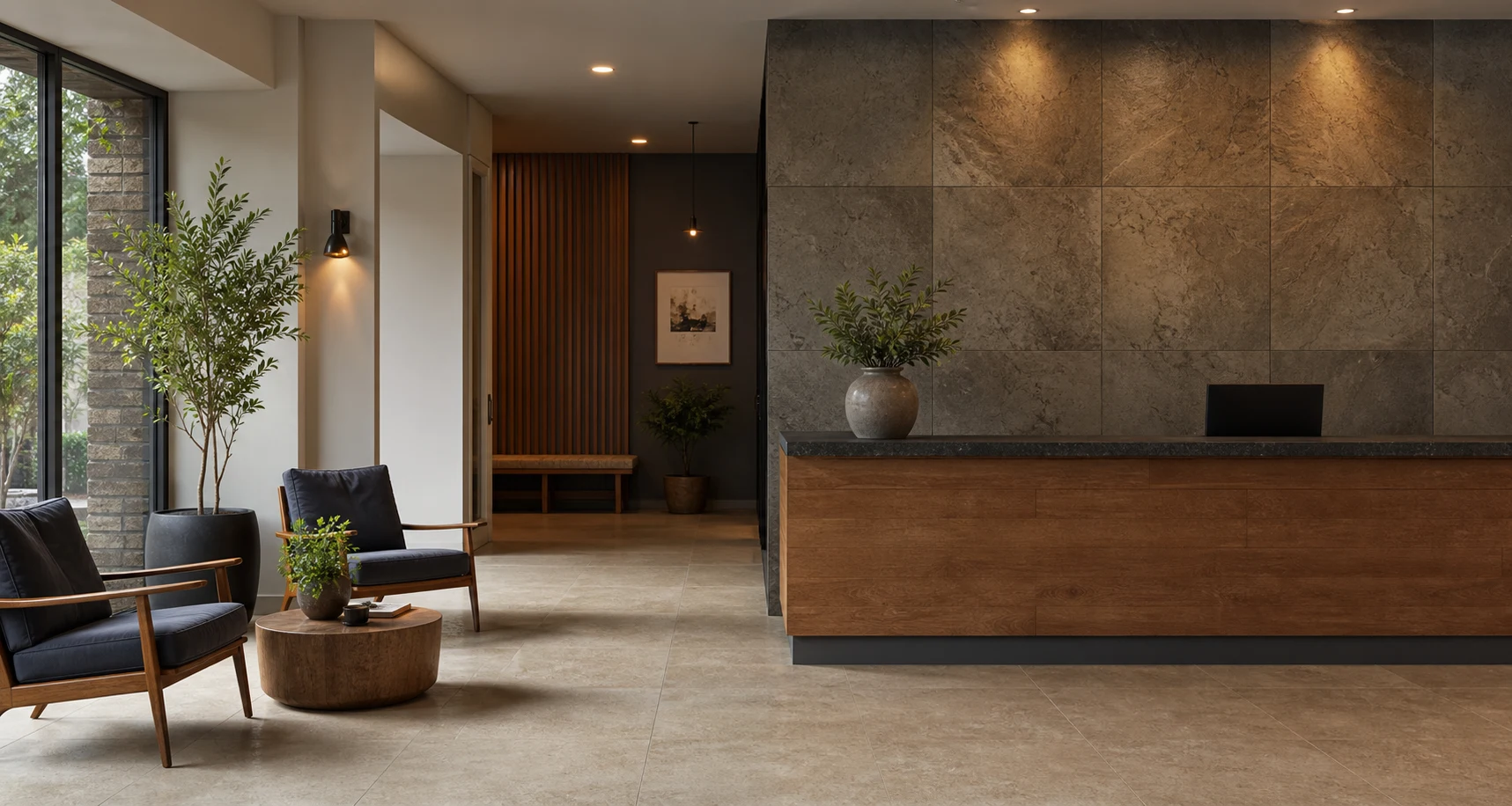 Commercial tiling tiling detail